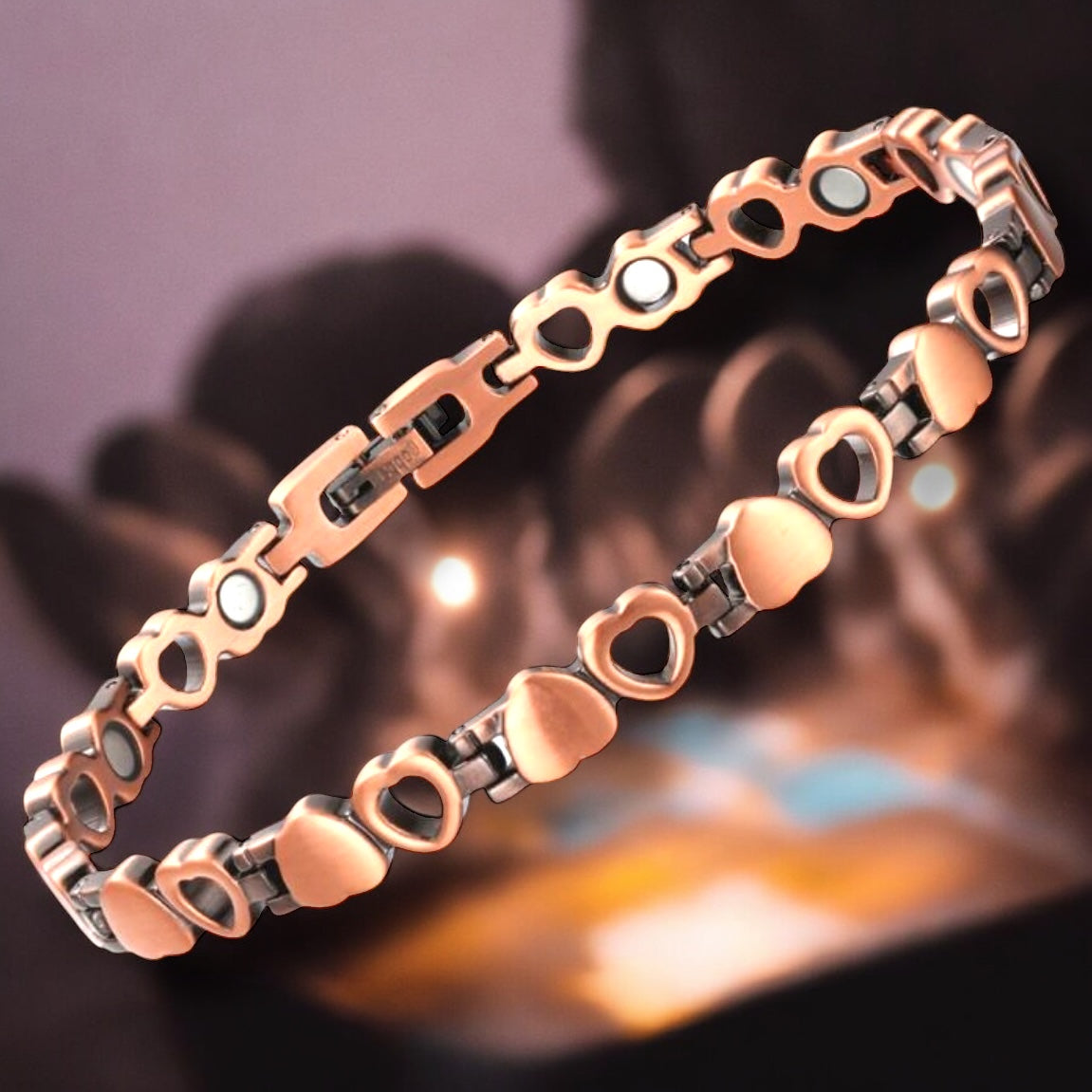 Copper magnetic bracelet