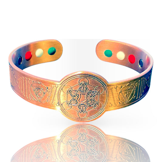 Charkra Balance magnetic 5 element bracelet