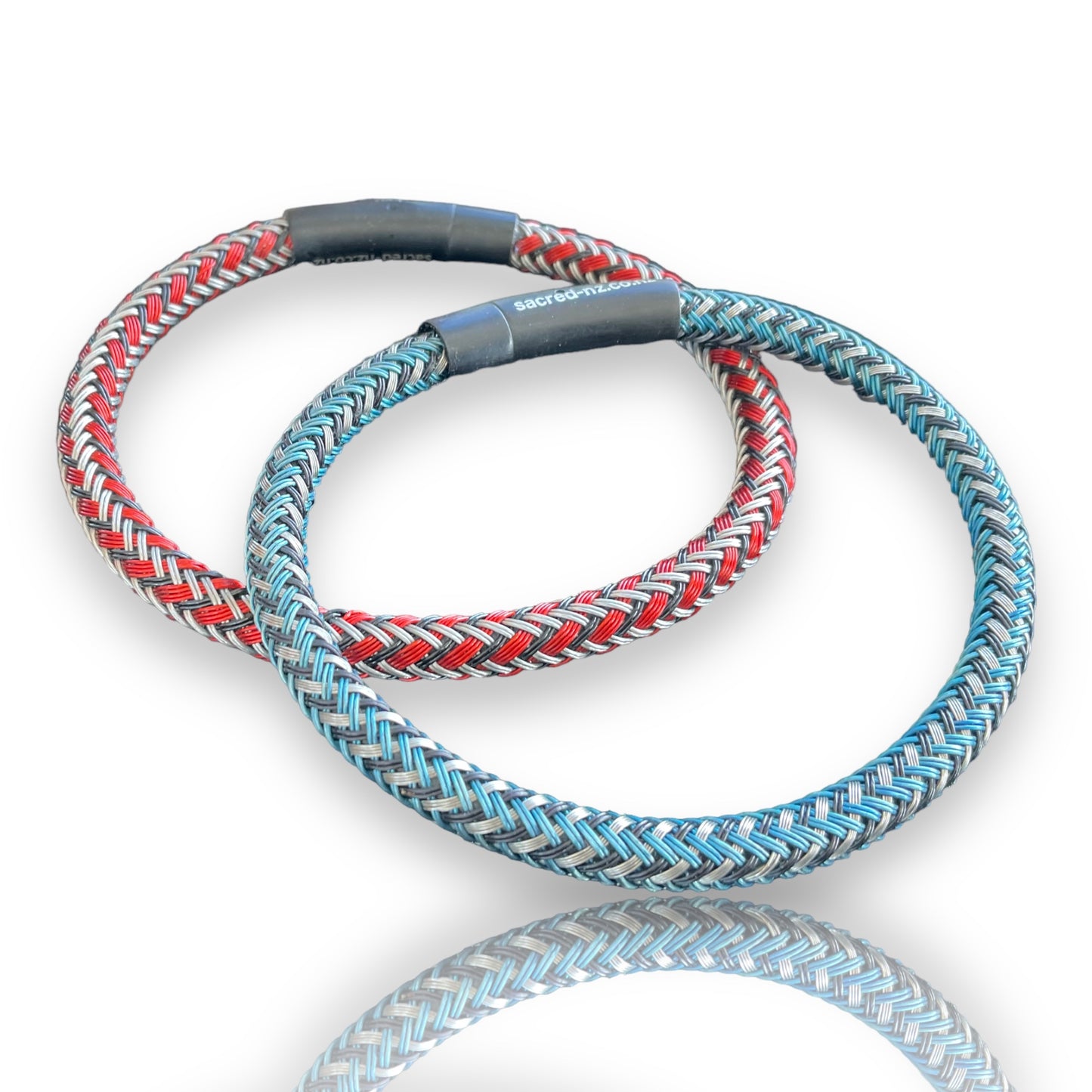 2003 NZ unisex stainless steel bracelet ‘Blue steel’ (6mm)