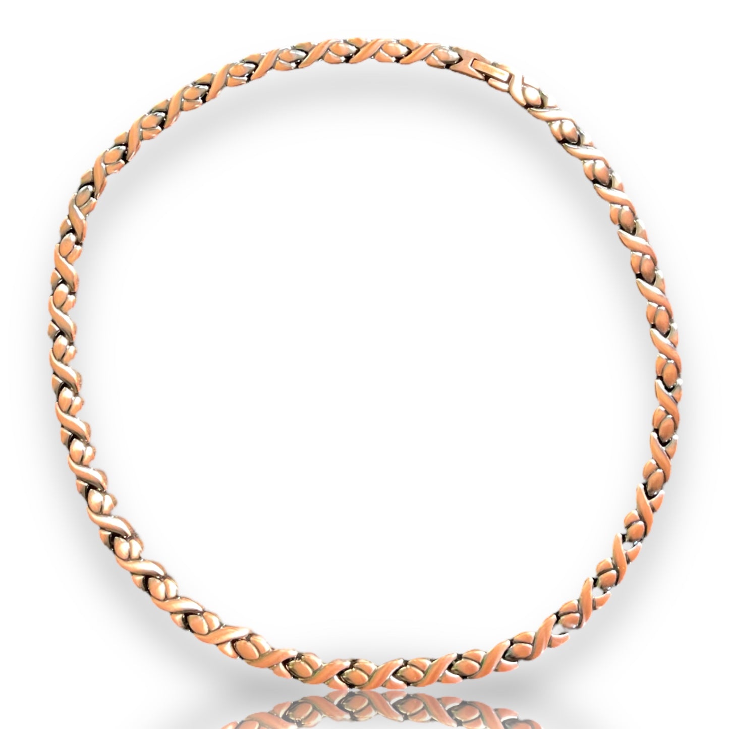 Magnetic copper necklace