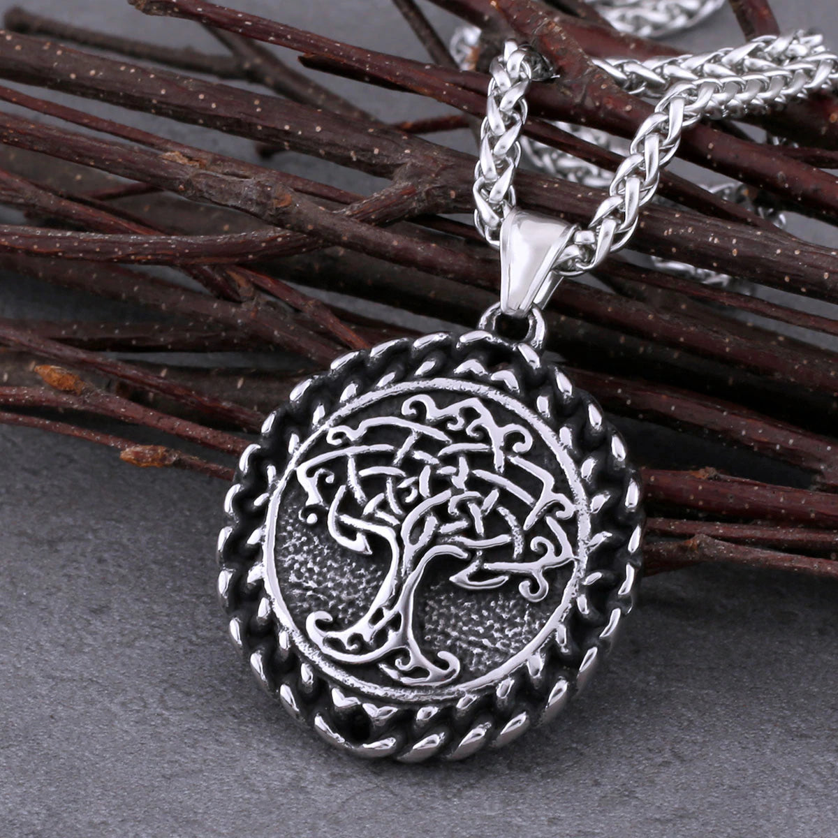 Viking tree of life celtic pendant