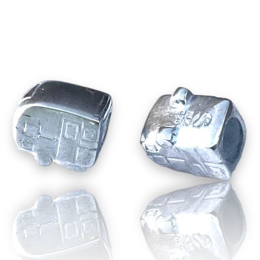 sterling silver charm bead camper
