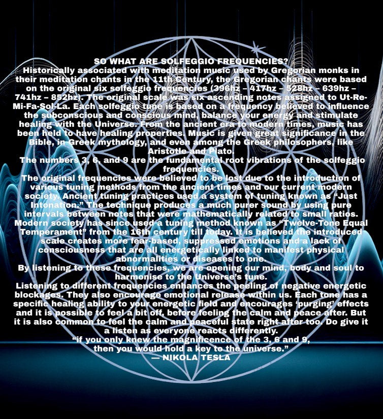 10 solfeggio frequencies