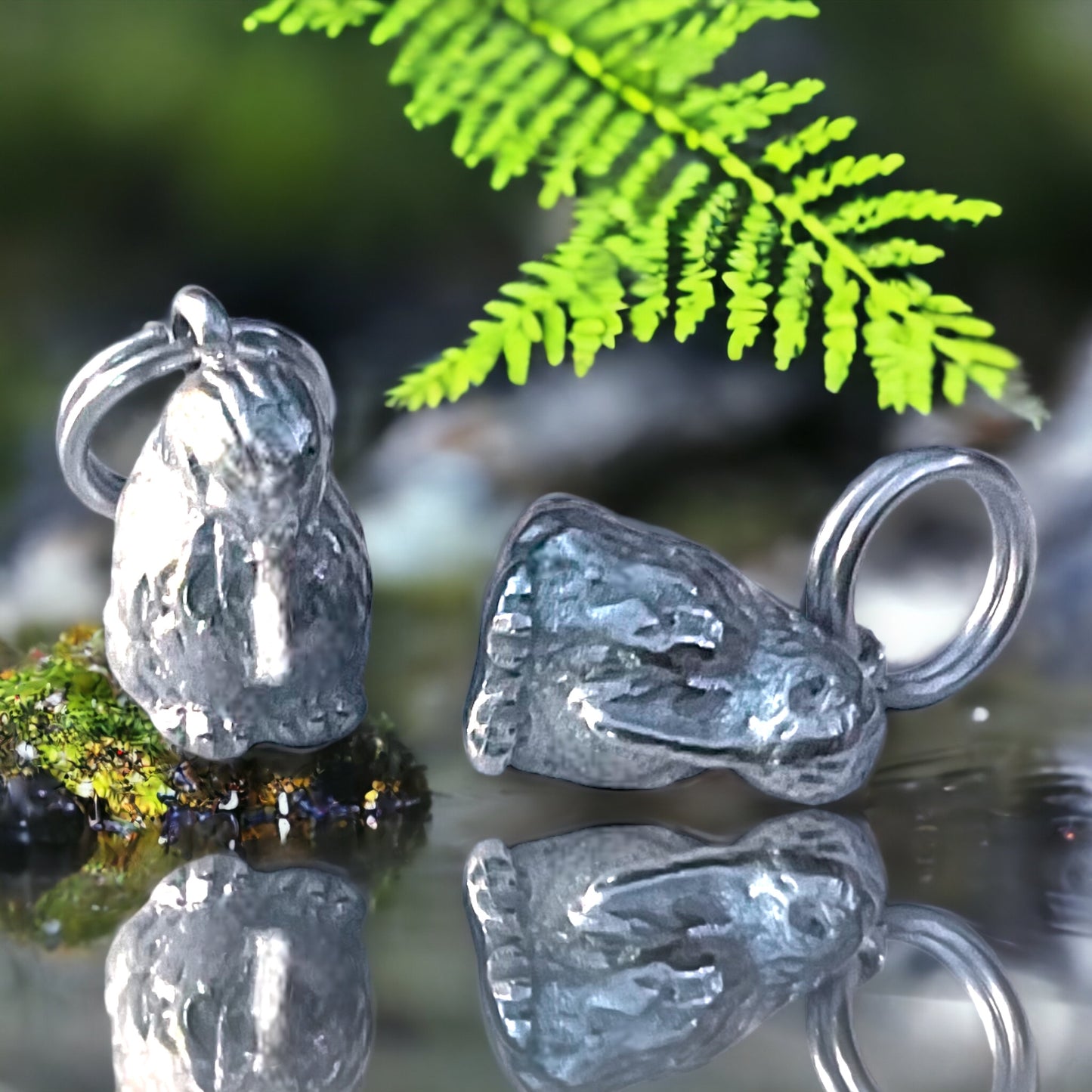 sterling silver charm baby kiwi