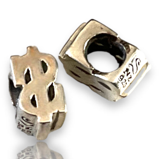 sterling silver charm bead