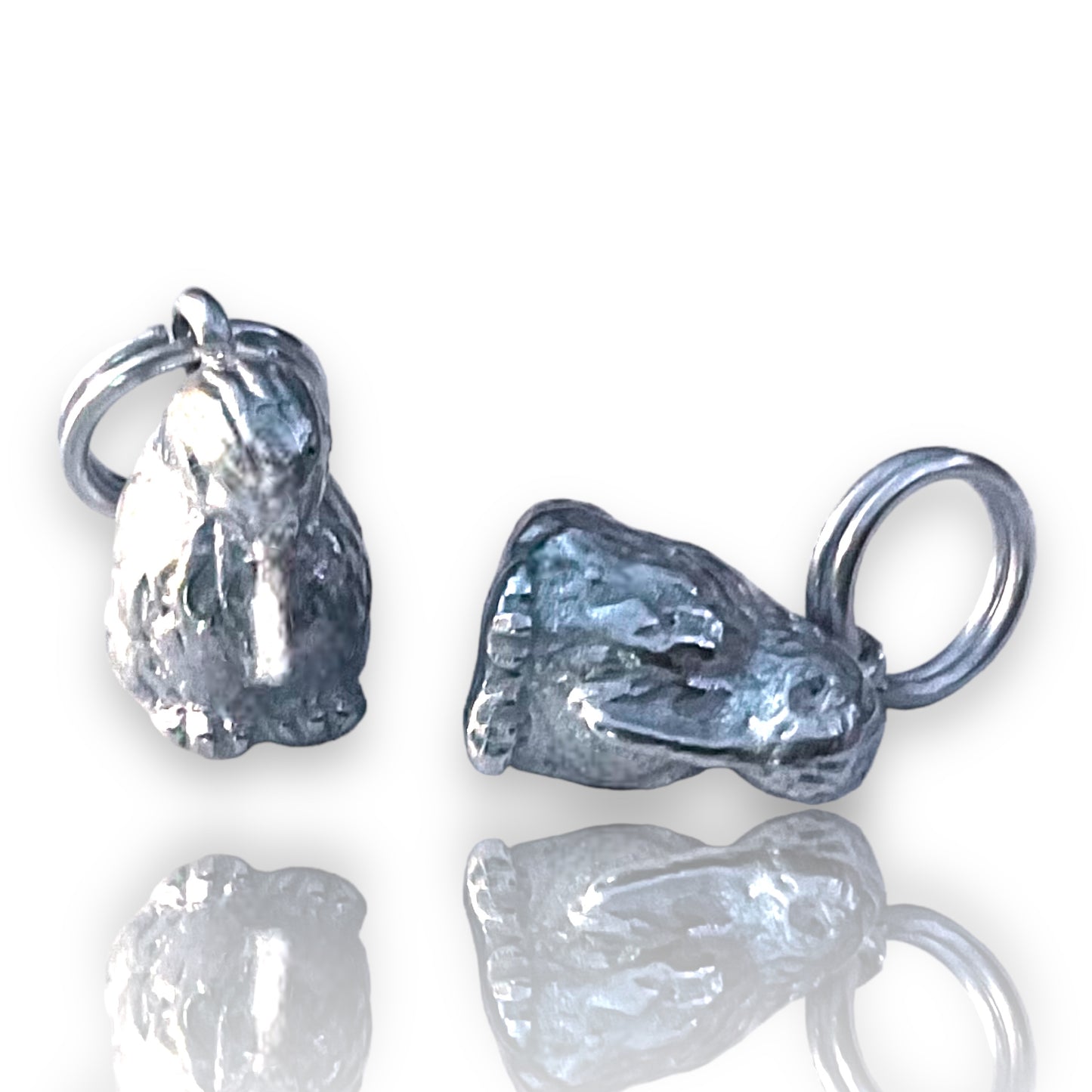 sterling silver charm baby kiwi