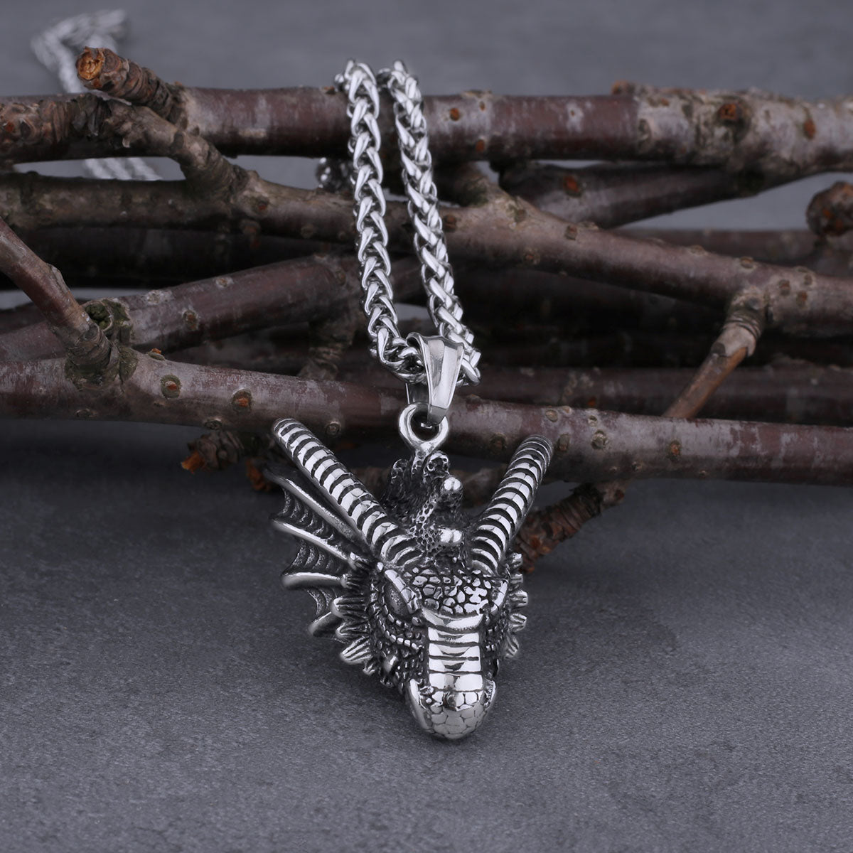 viking dragon pendant