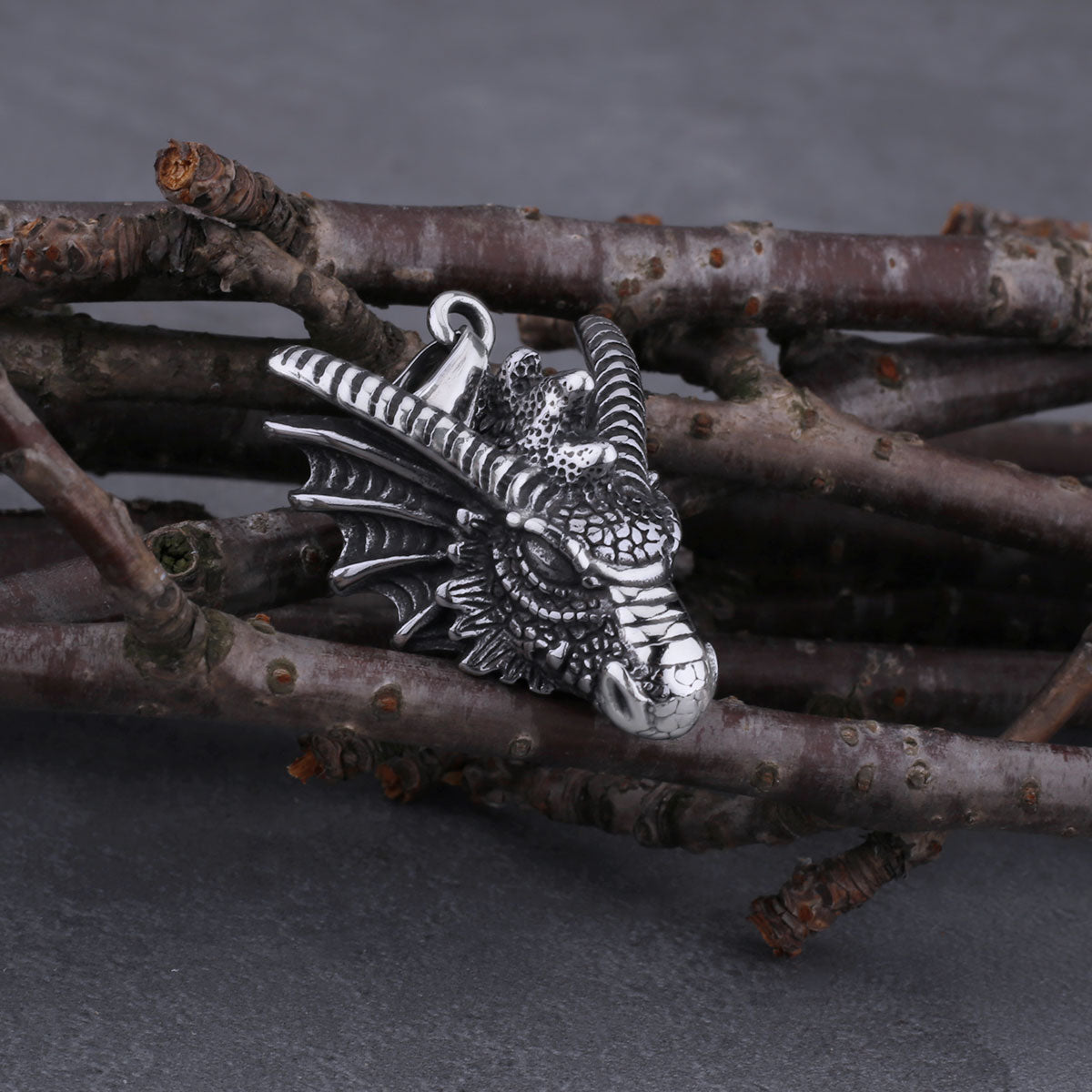 viking dragon pendant