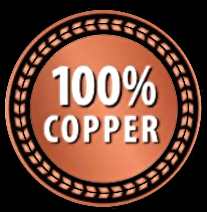 CR16 Copper Ring swirl Koru