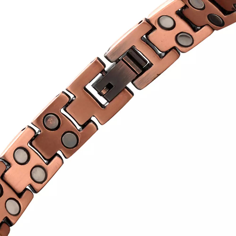 CLM316 100% Pure Copper Linked Magnetic Bracelet 215x9mm