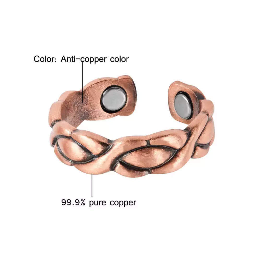CR17 Copper Twist Ring