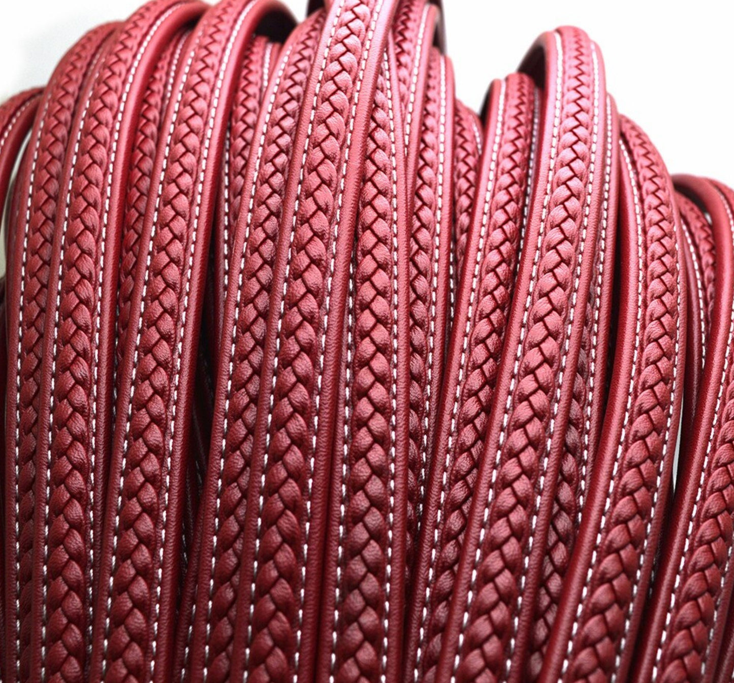 2129 Unisex Plait Leather Band (12mm)