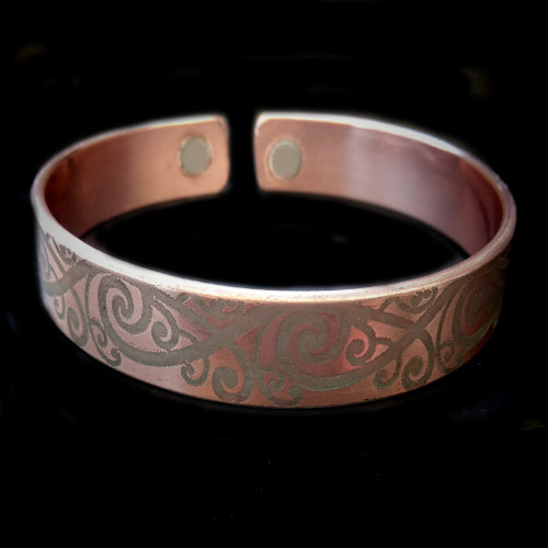 BA08 100% Pure Copper Magnetic Band 'NZ Art '