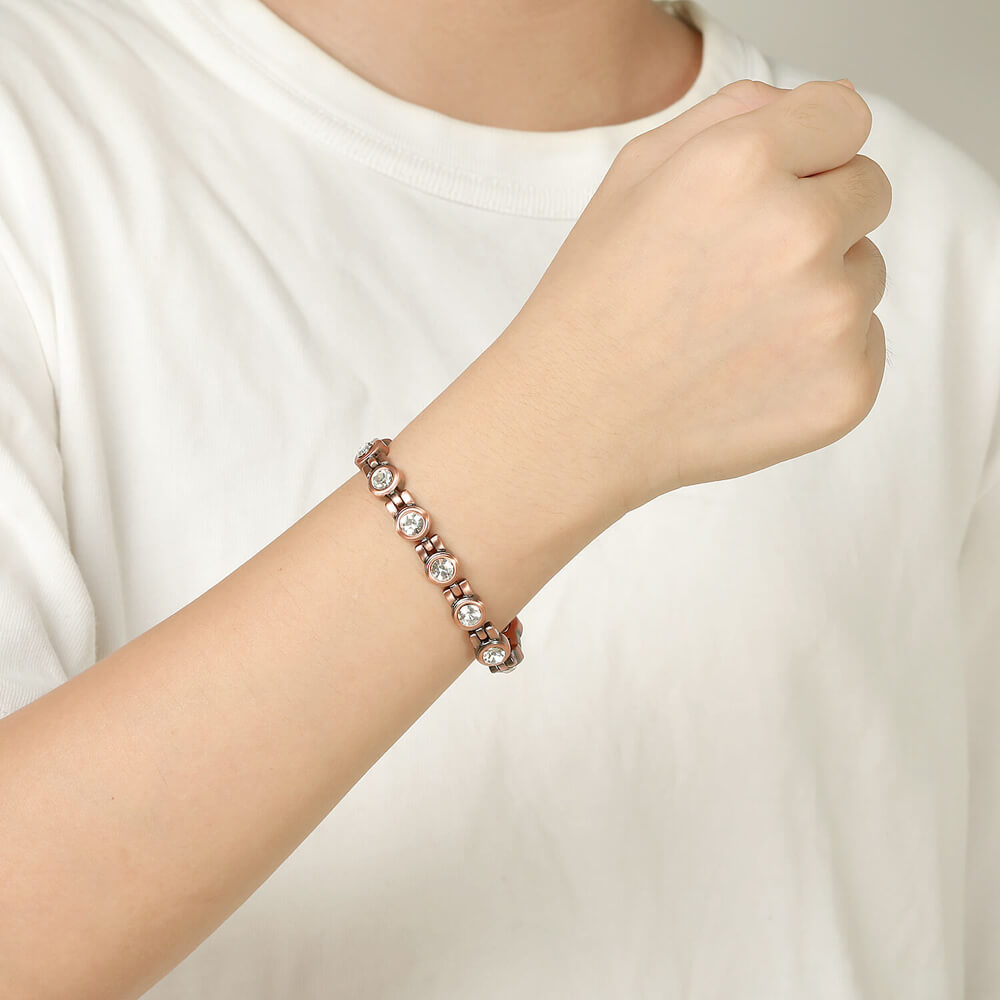 CLM33 100% Pure Copper Linked Magnetic Bracelet