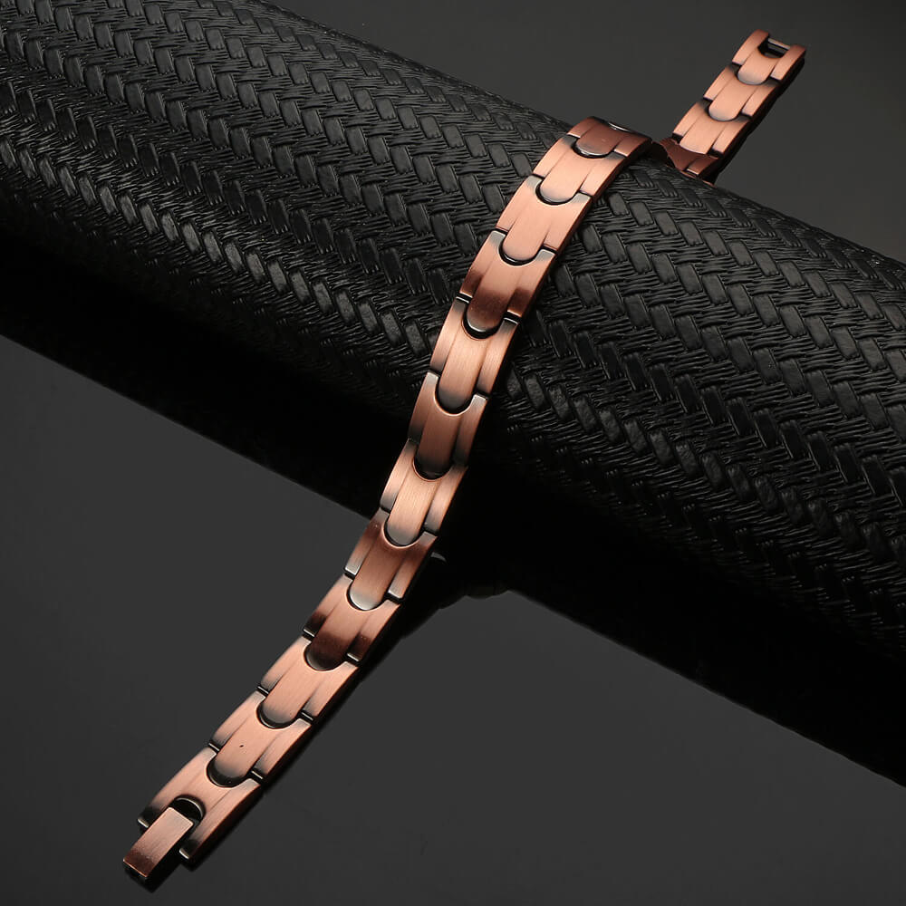 CLM3003 100% Pure Copper Linked Magnetic Bracelet