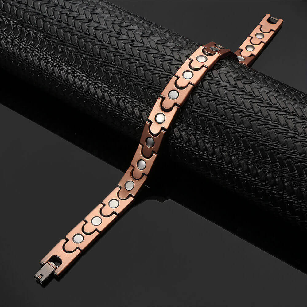 CLM3003 100% Pure Copper Linked Magnetic Bracelet
