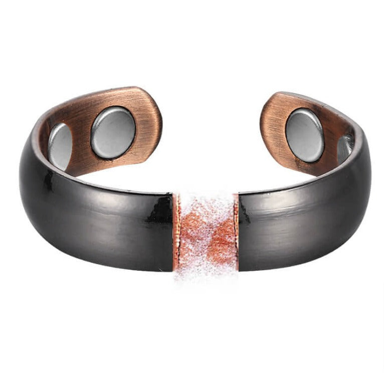 Copper Black Ring-4 Magnets CR076B