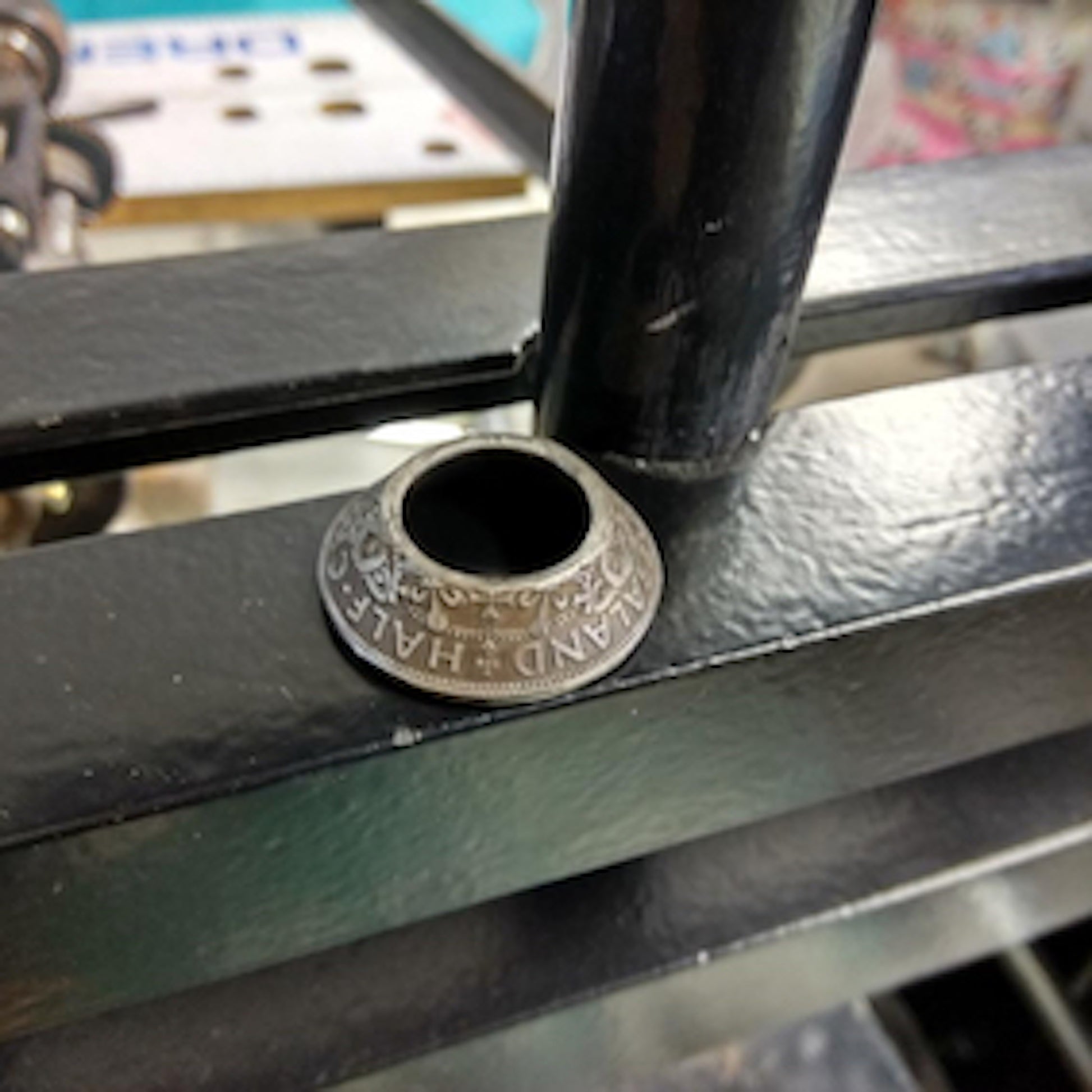 Nz Half Crown Coin Ring making