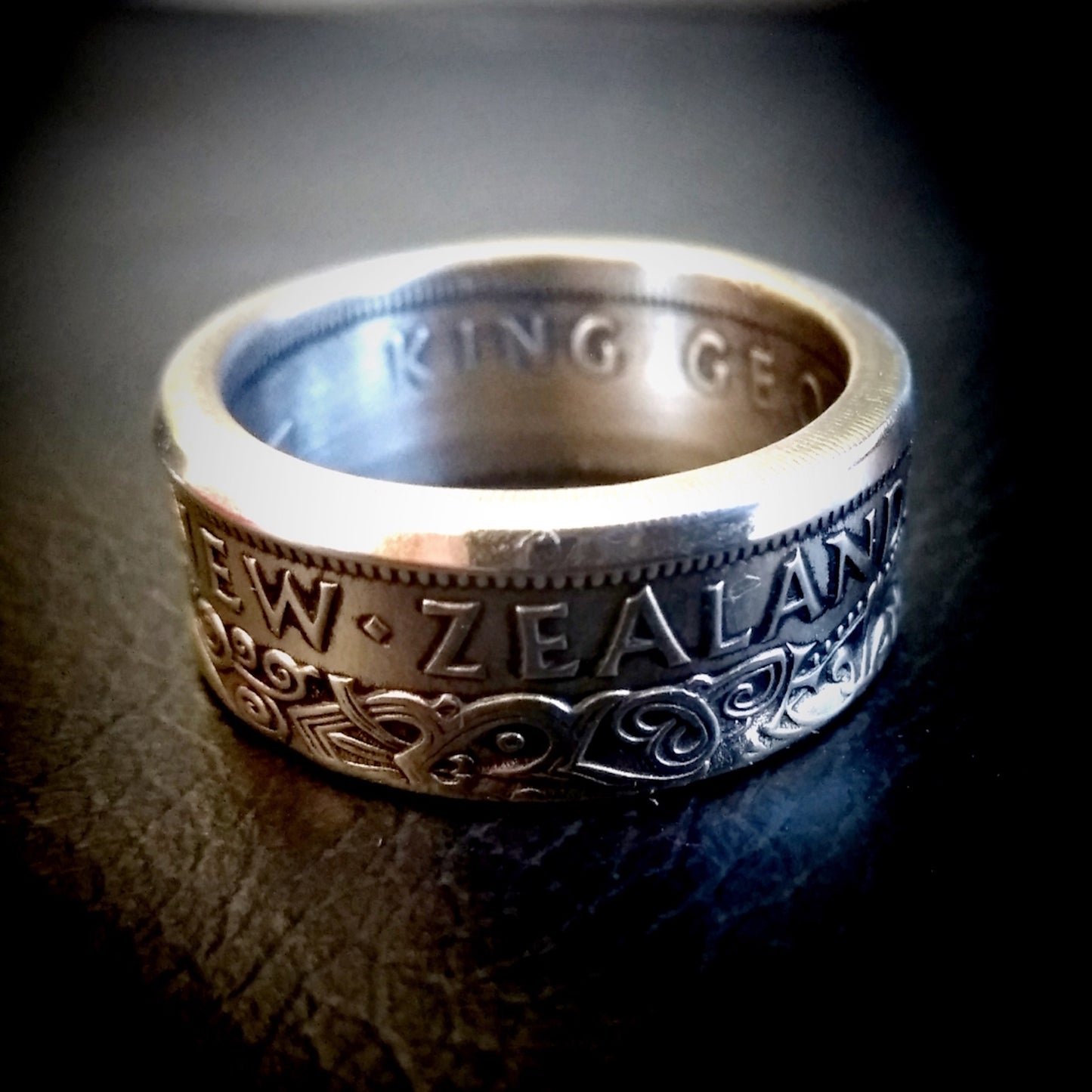 Nz Half Crown Coin Ring