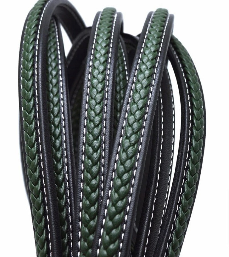 2129 Unisex Plait Leather Band (12mm)