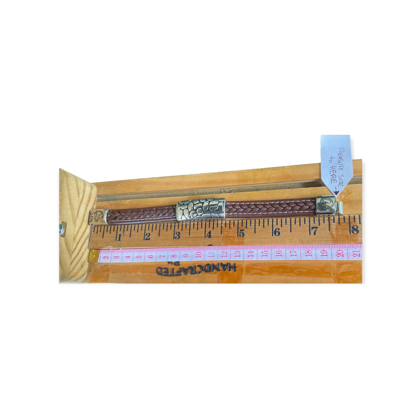 2026 Unisex Leather Band ’strength’ (6mm double)