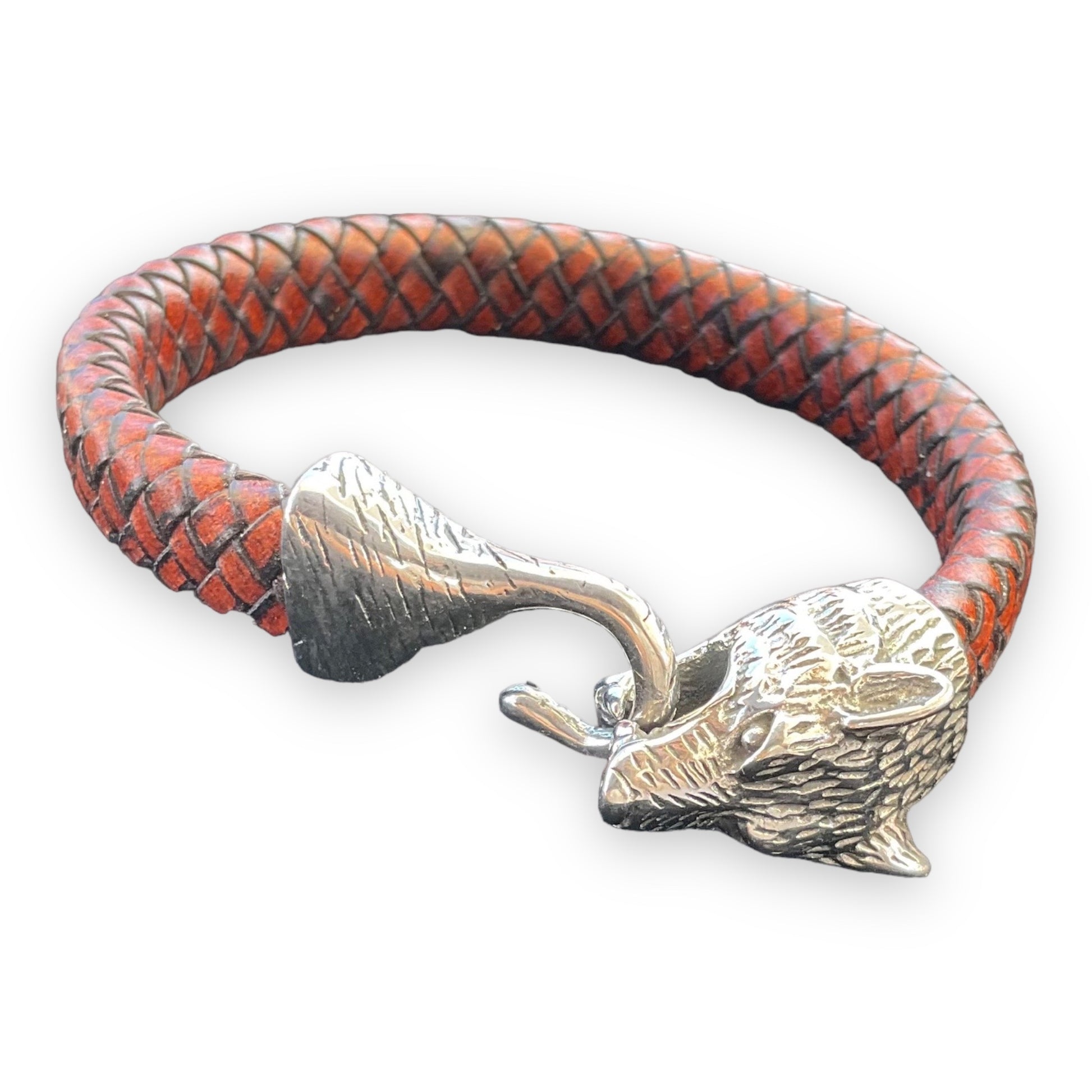 genuine leather unisex bracelet