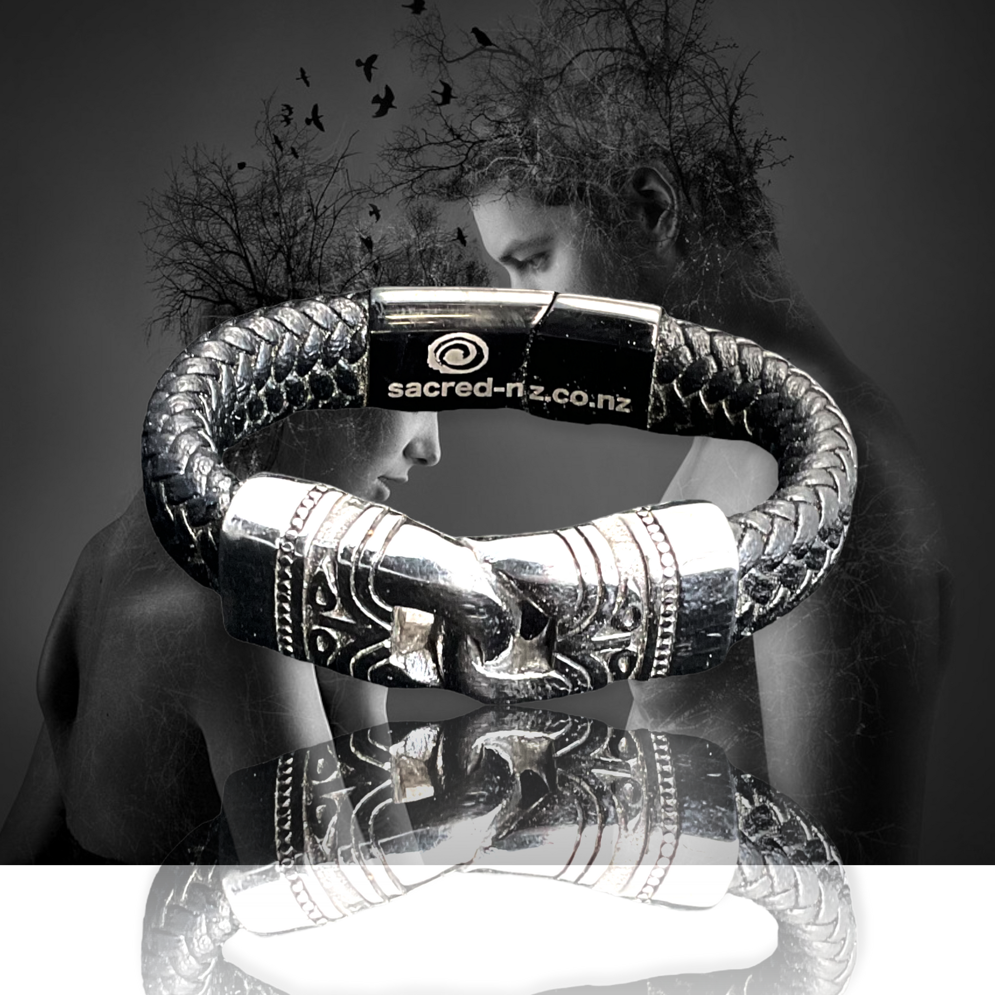 genuine leather unisex bracelets