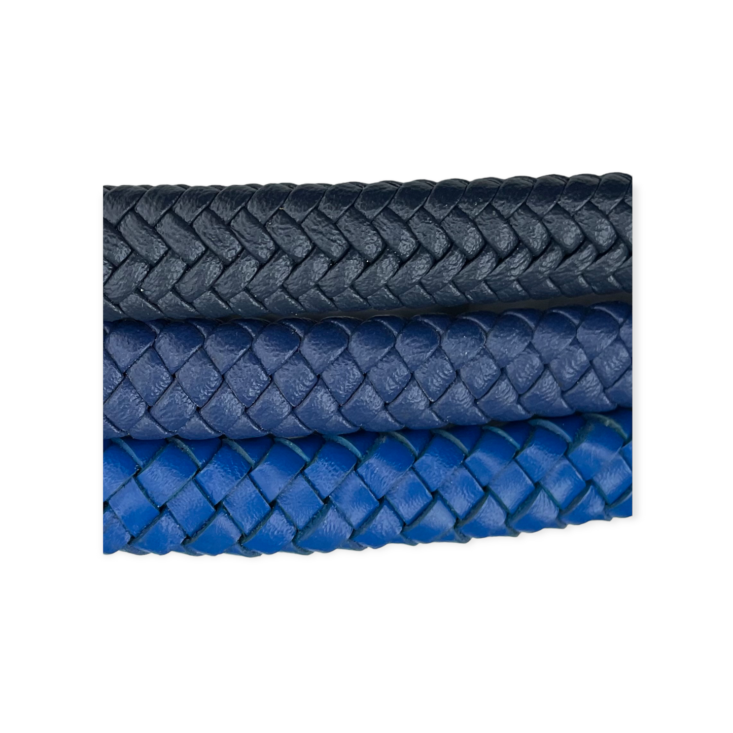 2030 Unisex genuine leather bracelet ‘ NZ plain weave’ (12mm)