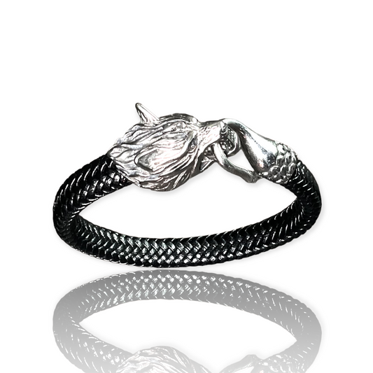 genuine leather unisex bracelet