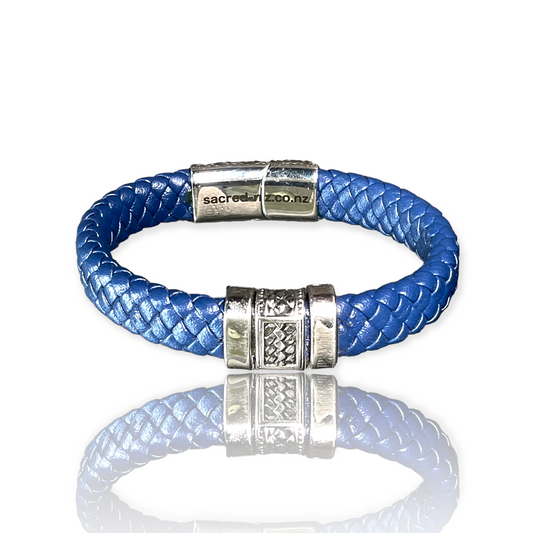 genuine leather unisex bracelet