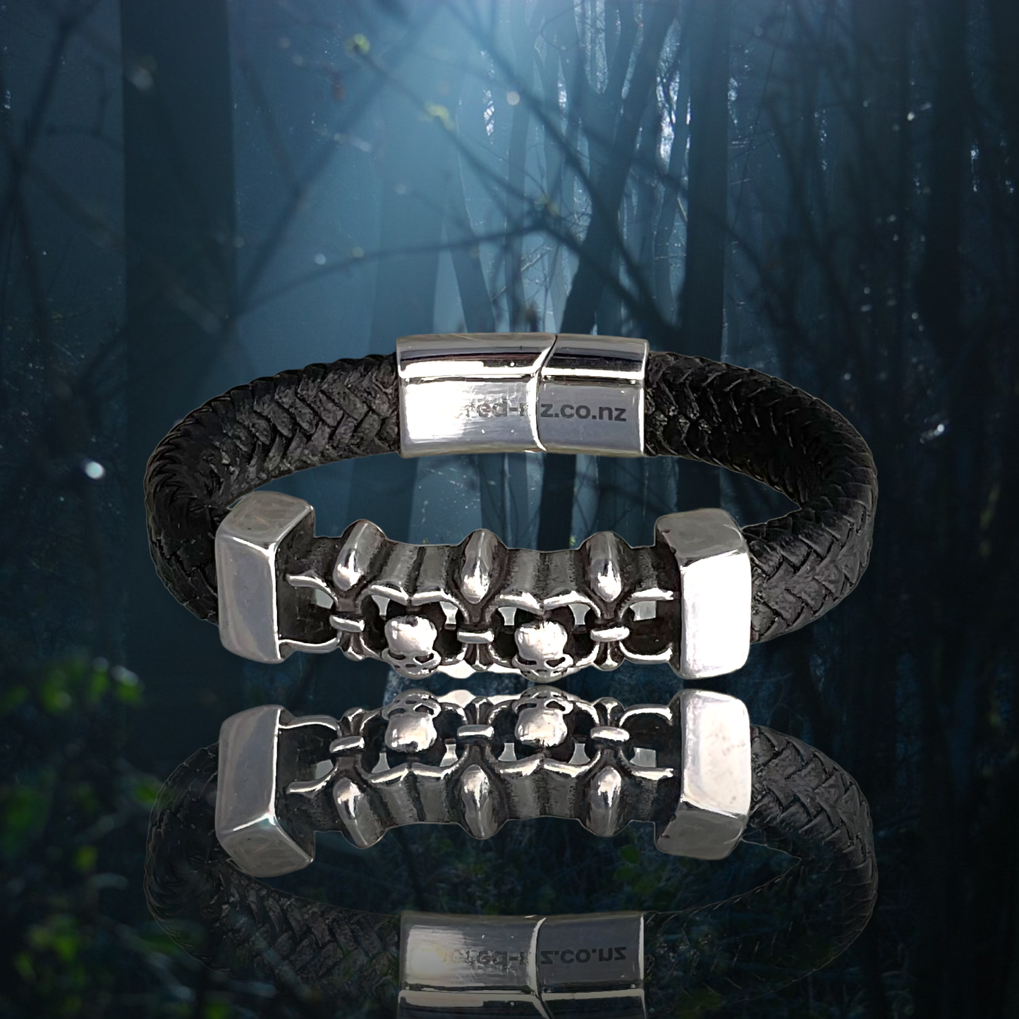 genuine leather unisex bracelets