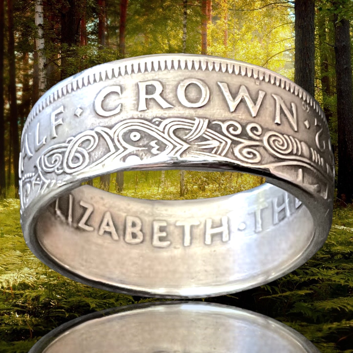 nz coin ring half crown