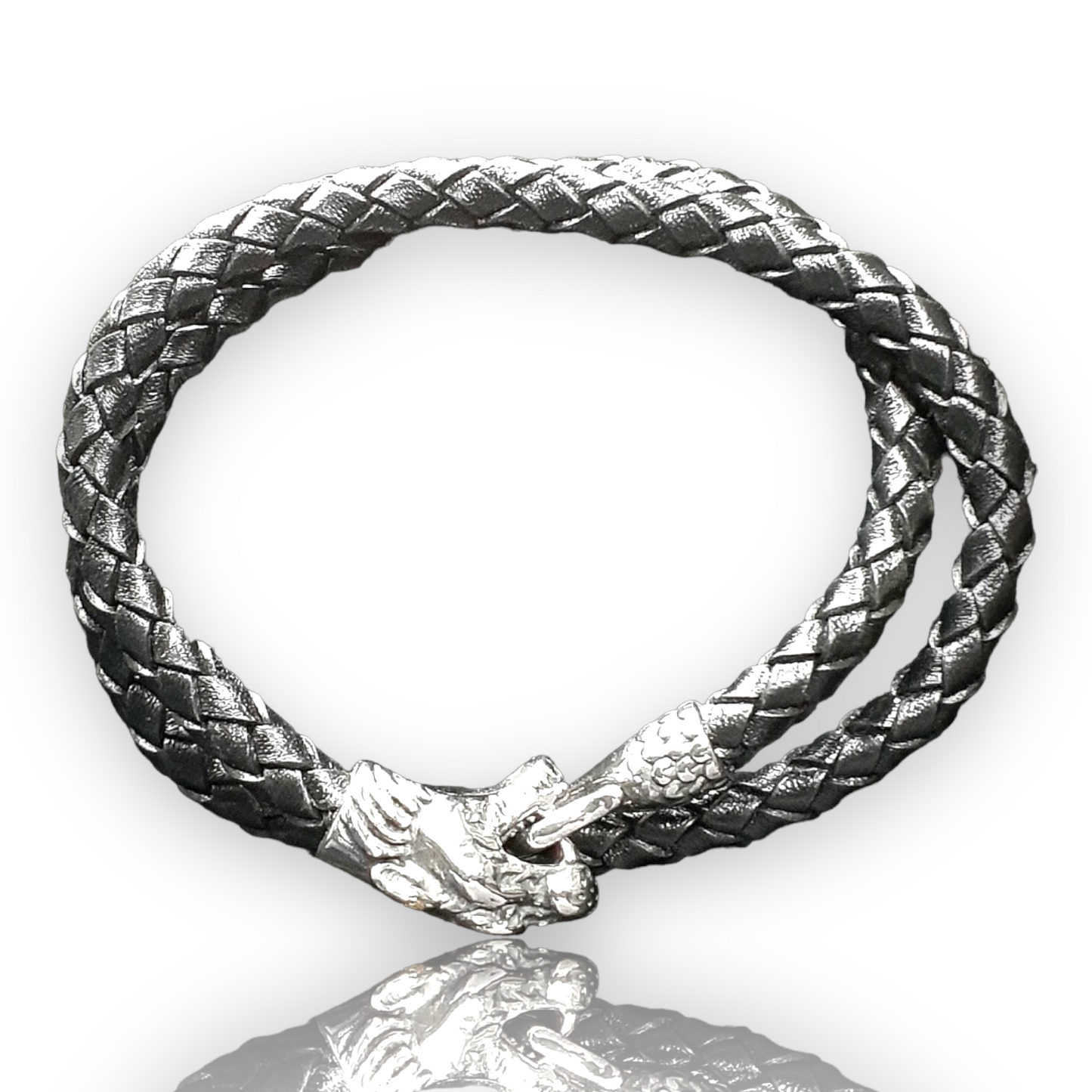 2026 Unisex Leather Band ’strength’ (6mm double)