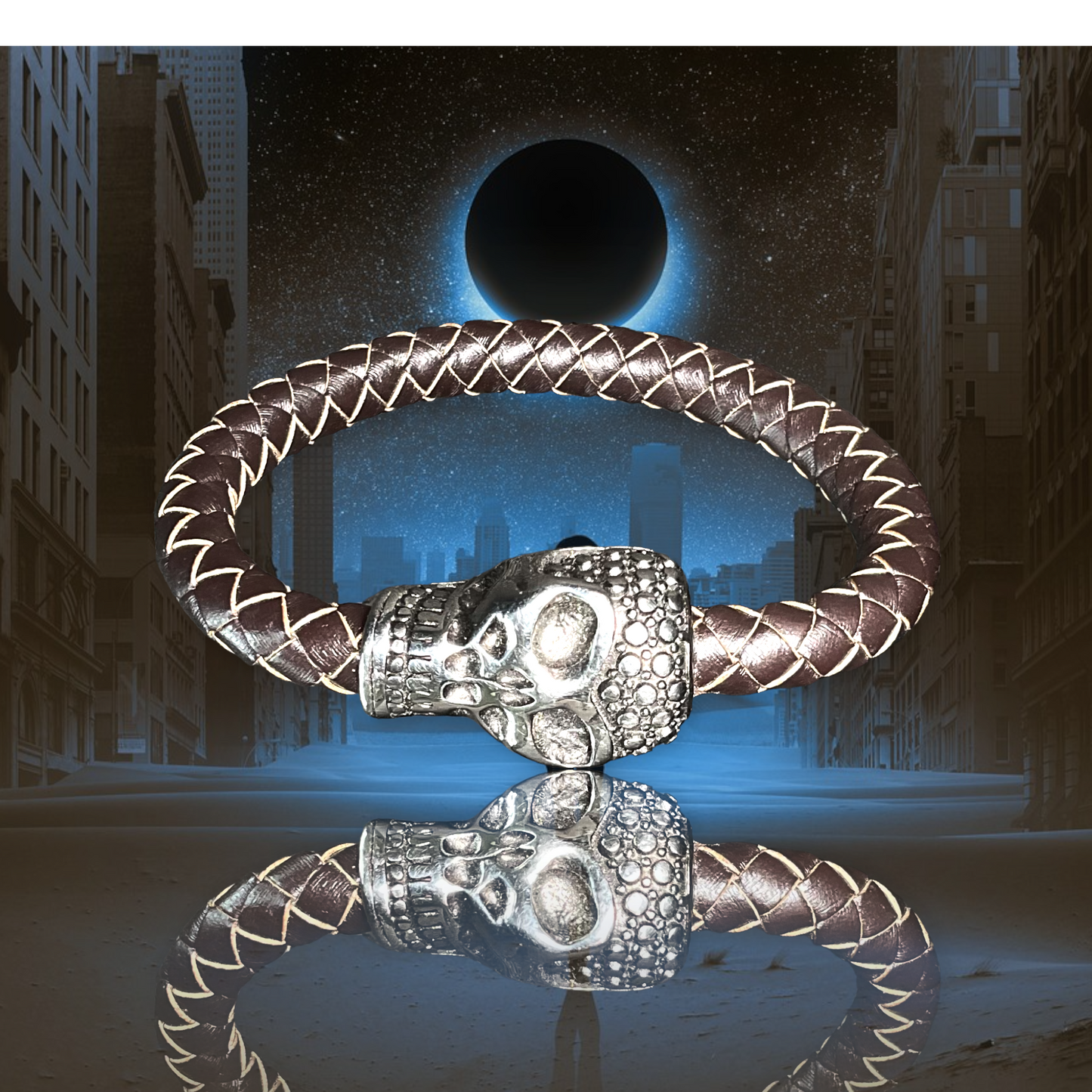 genuine leather unisex bracelets
