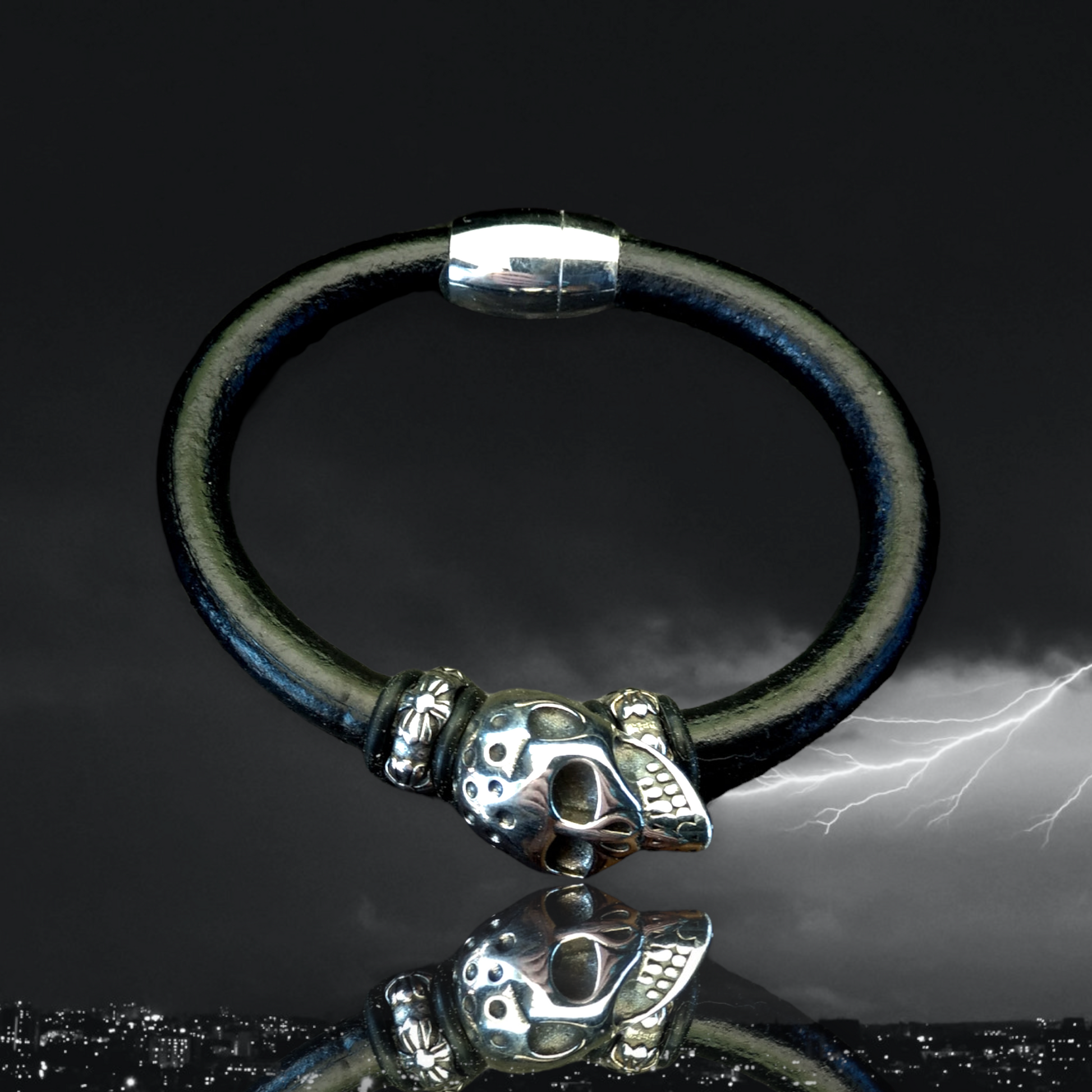 genuine leather unisex bracelets