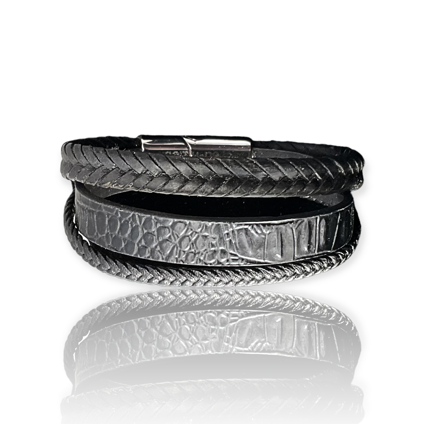 genuine leather unisex bracelet