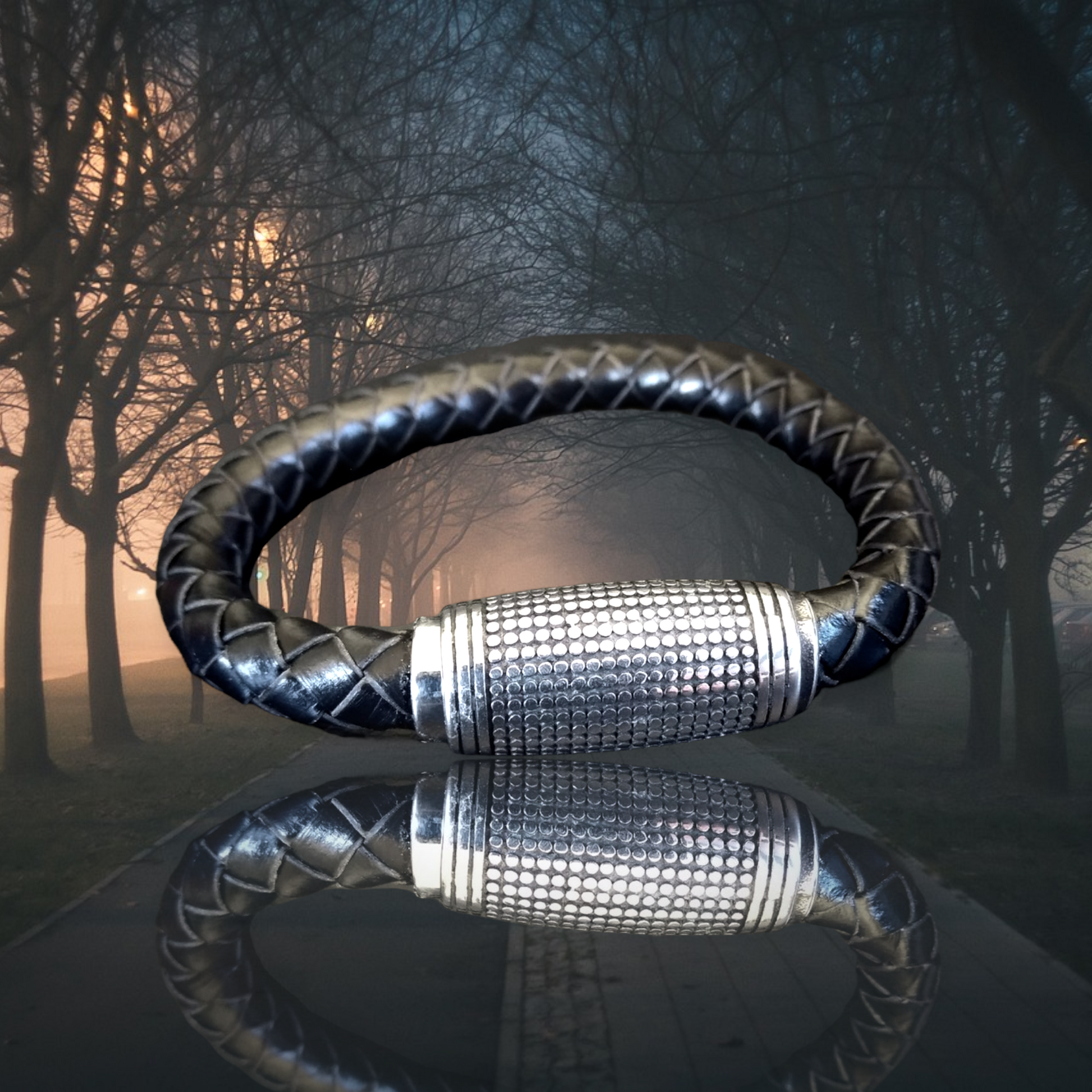 genuine leather unisex bracelets