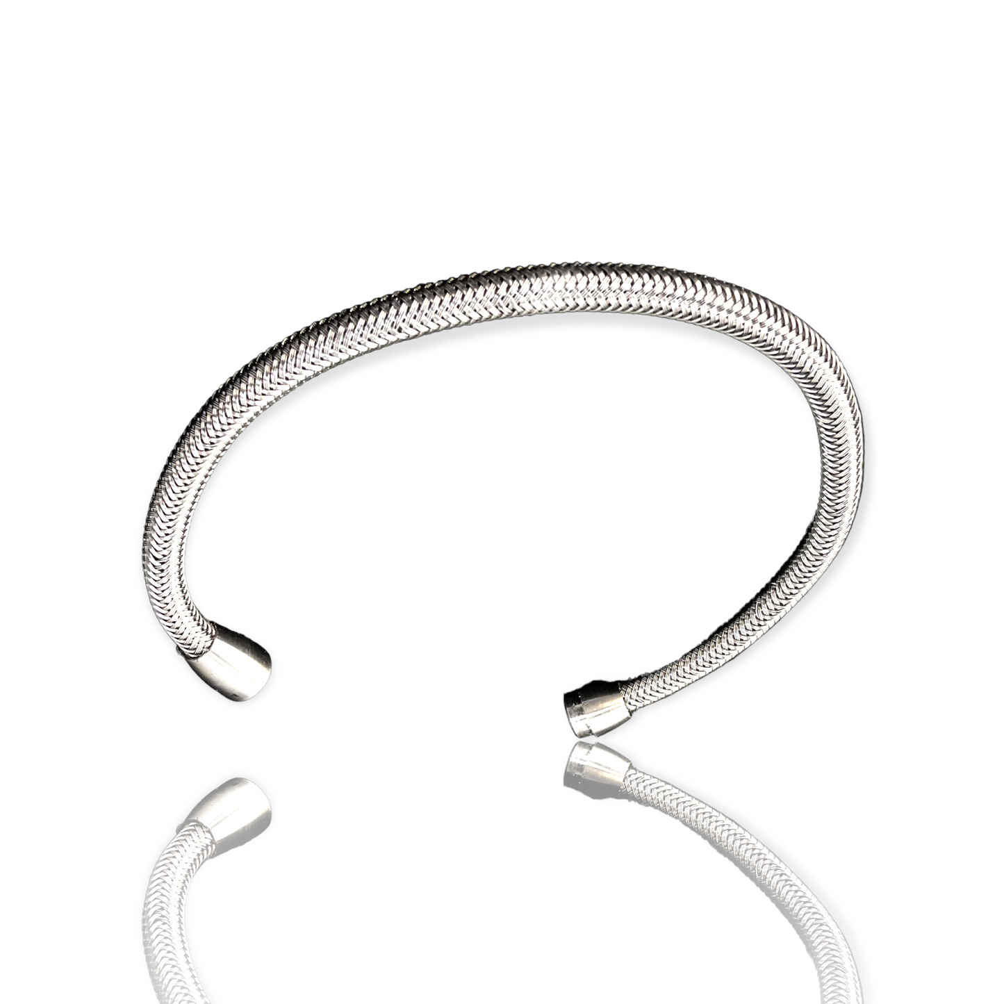 2003 NZ unisex stainless steel bracelet ‘Blue steel’ (6mm)
