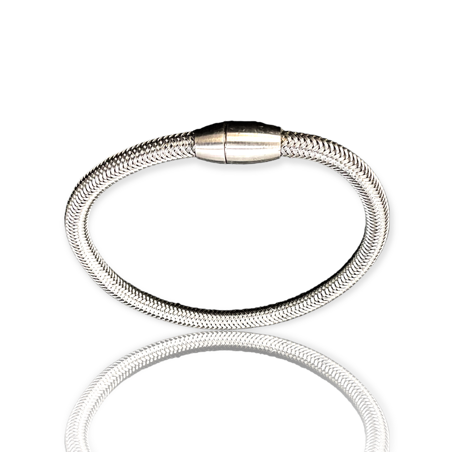 2003 NZ unisex stainless steel bracelet ‘Blue steel’ (6mm)