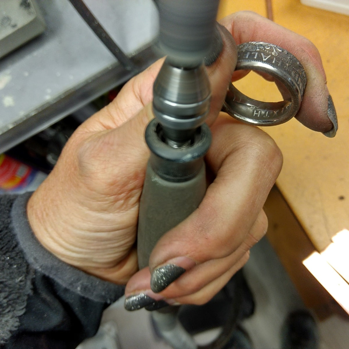 coin ring making in our sacred nz factory