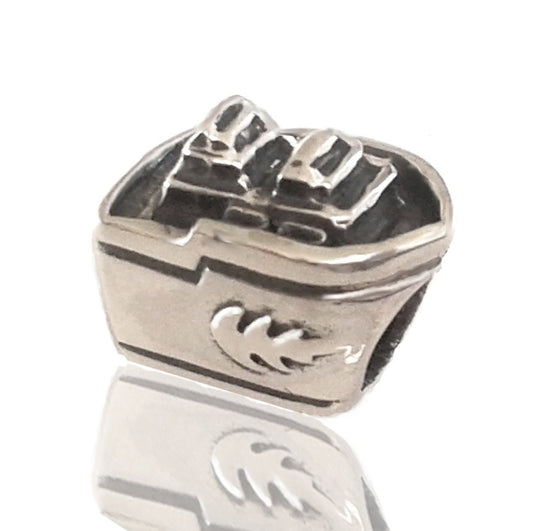 AA18 Sacred NZ 925 Sterling Silver Cruise Boat Bead-SALE
