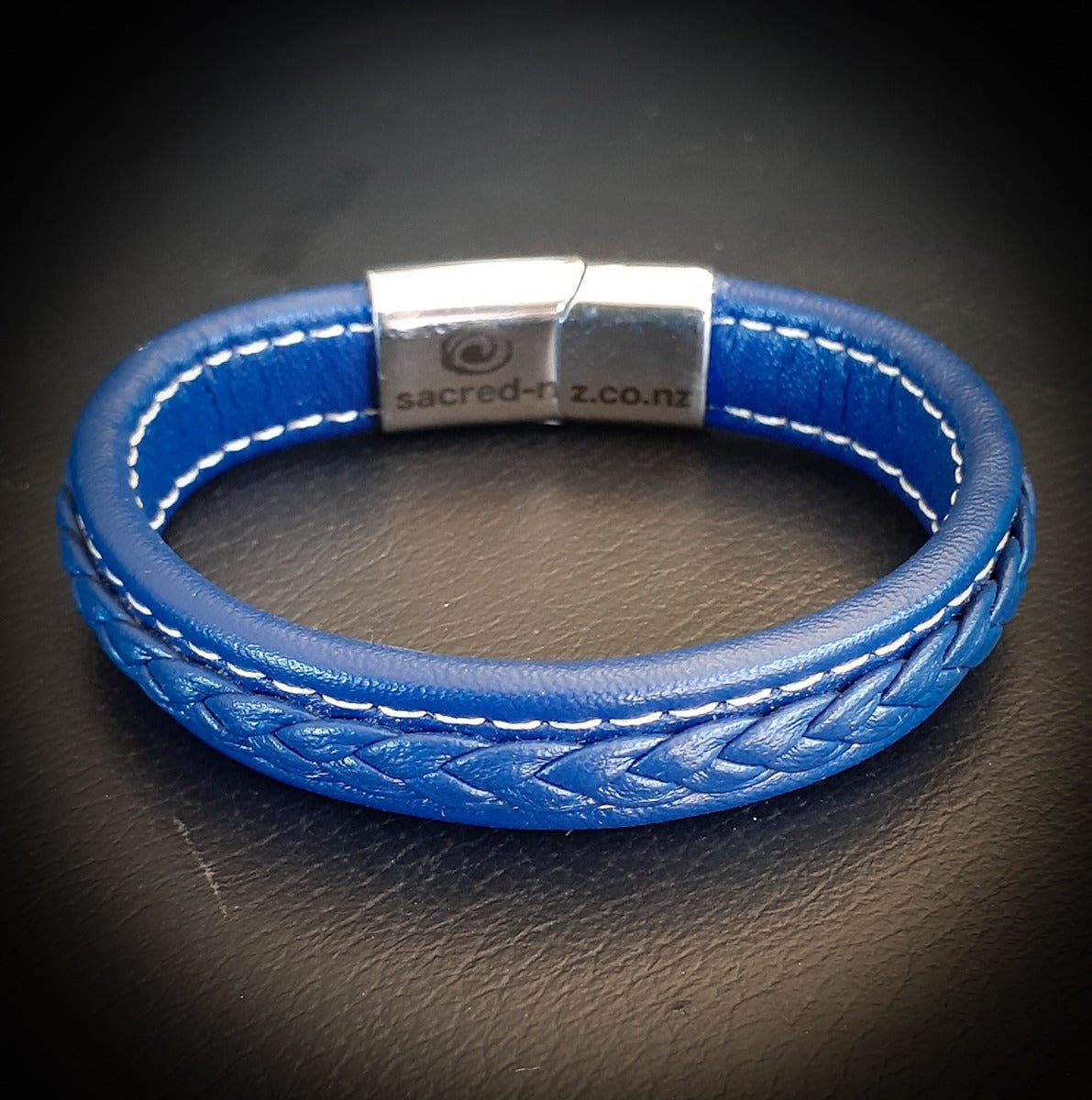 2129 Unisex Plait Leather Band (12mm)