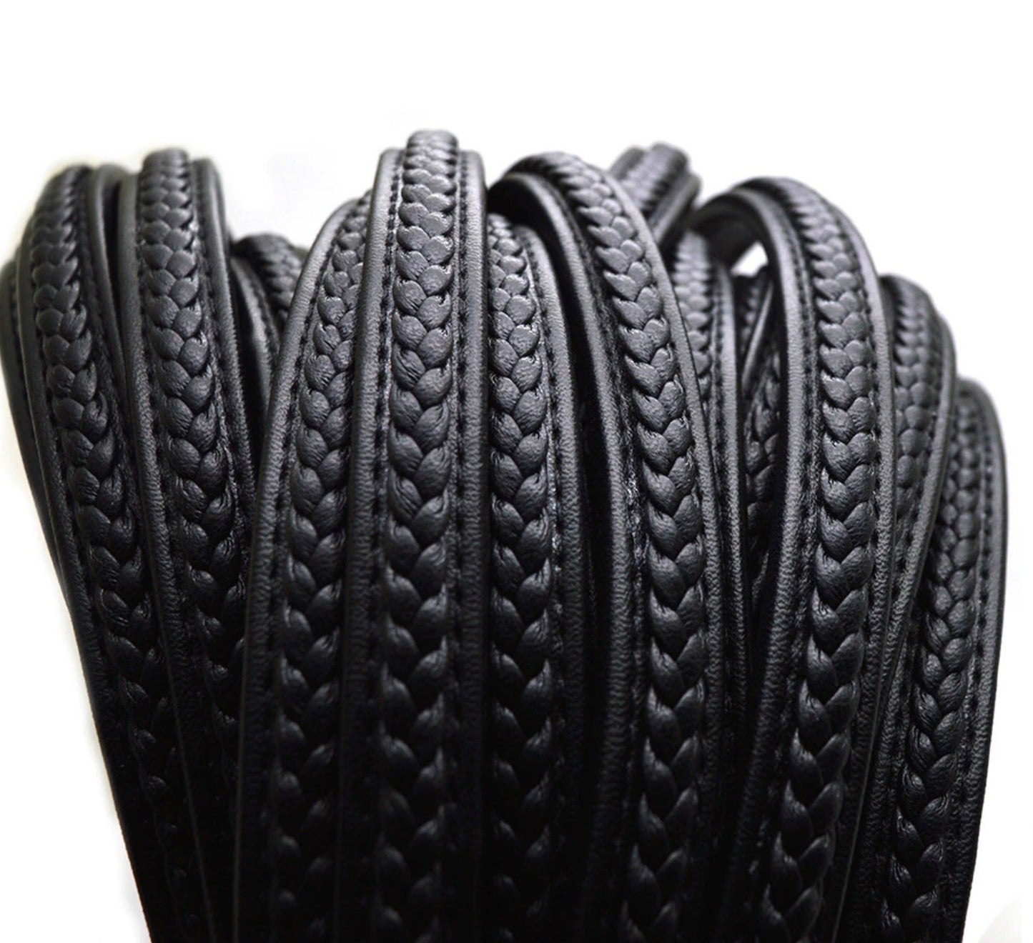 2129 Unisex Plait Leather Band (12mm)