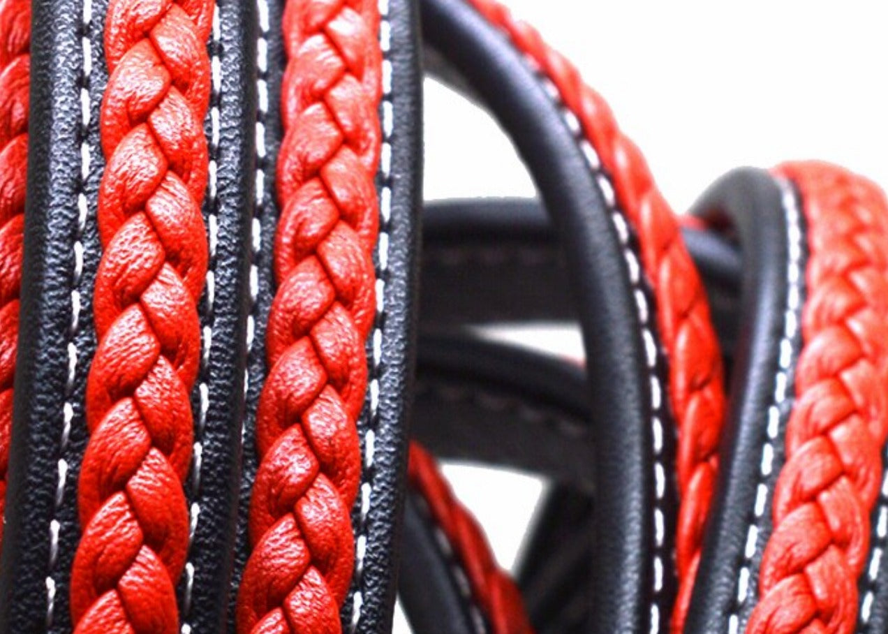 2129 Unisex Plait Leather Band (12mm)