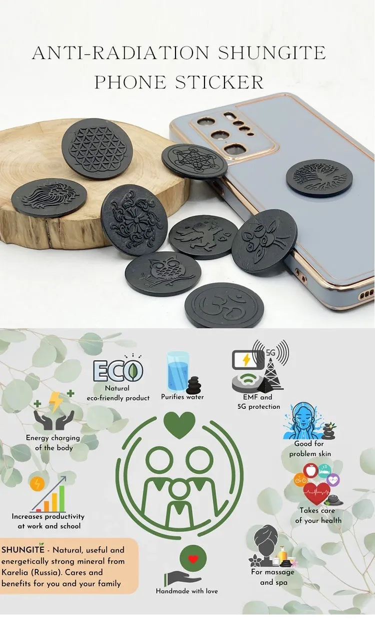 Shungite EMF protector sticker