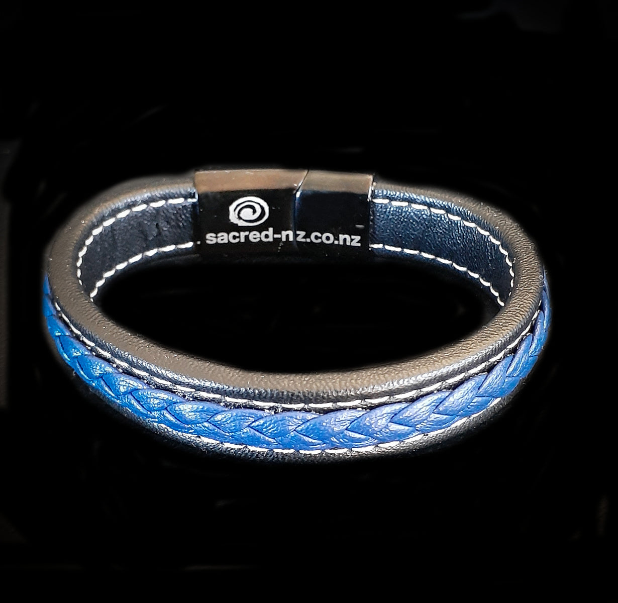 2129 Unisex Plait Leather Band (12mm)