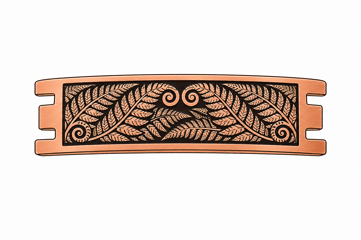 4CLM 100% Copper magnetic linked bracelet 'FERN'