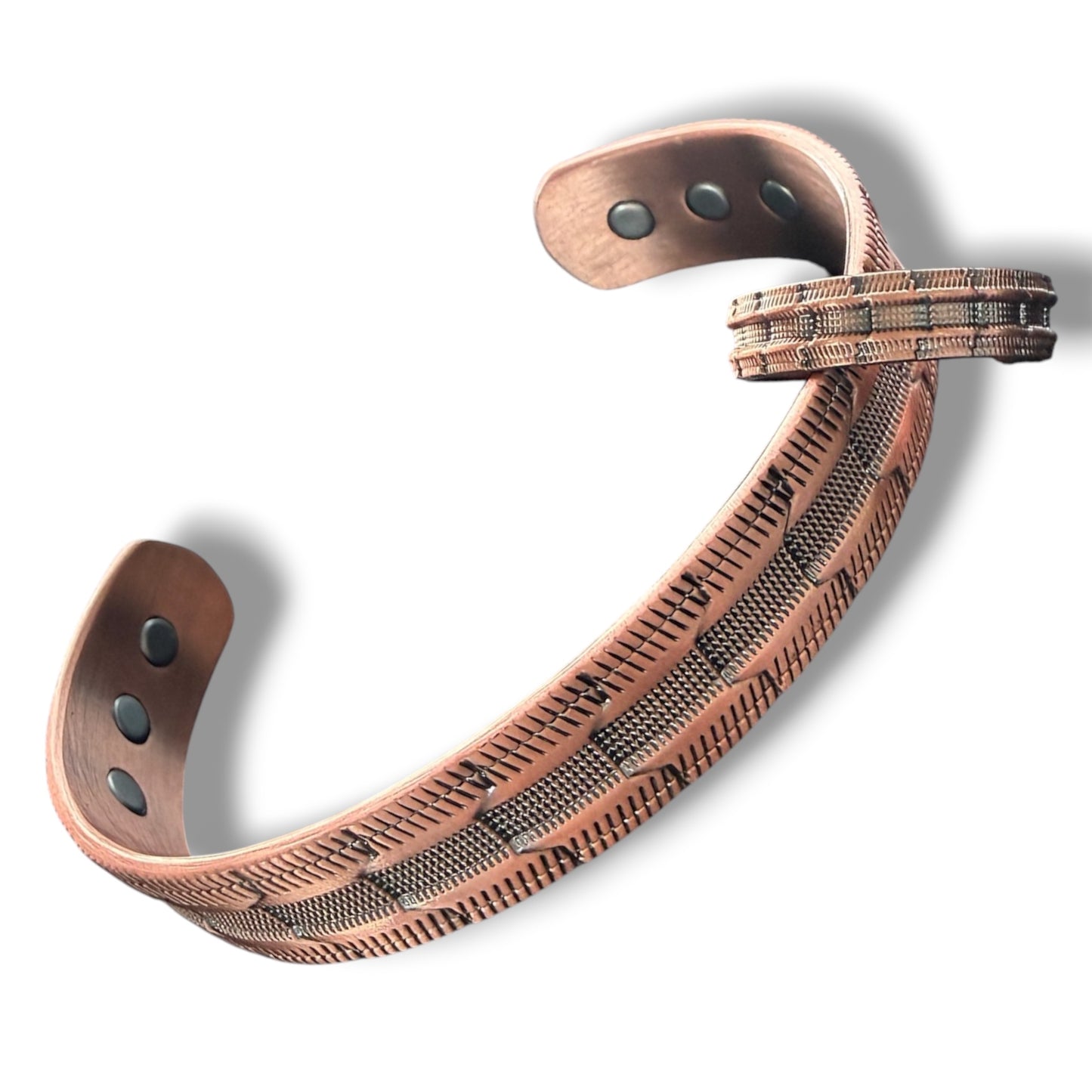 BC116-1 100% Pure Copper Magnetic Band / Ring Set