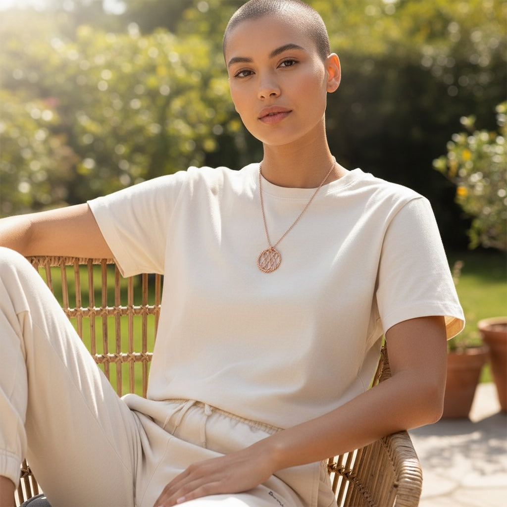 (P01 - 100% Copper Pendant Trordial