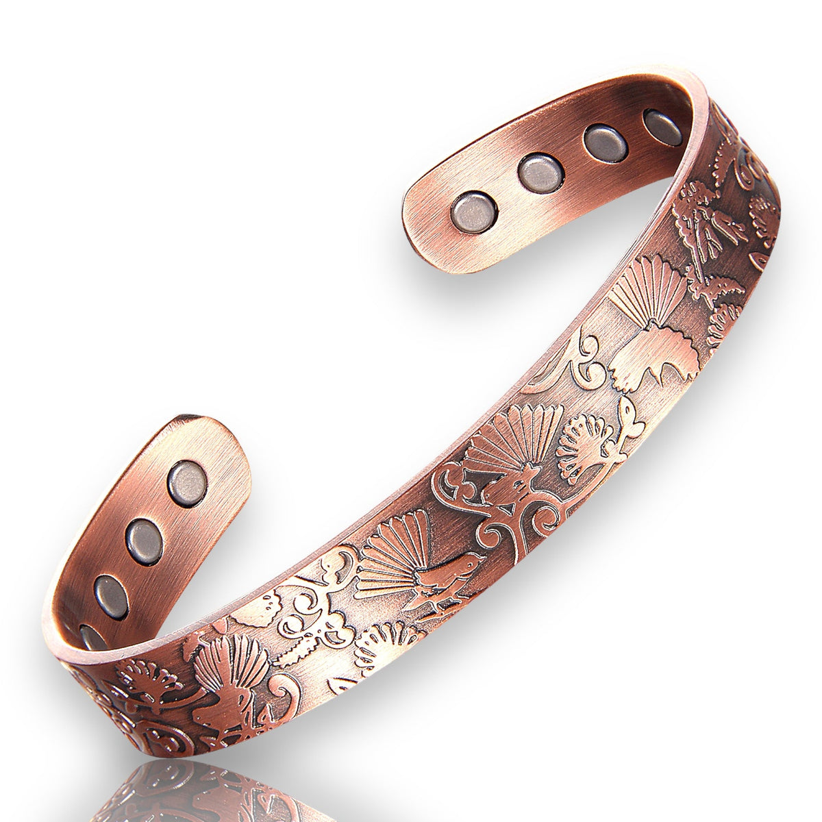 A11ws 100% Pure copper magnetic band 'NZ Fantail' (WHOLESALE)